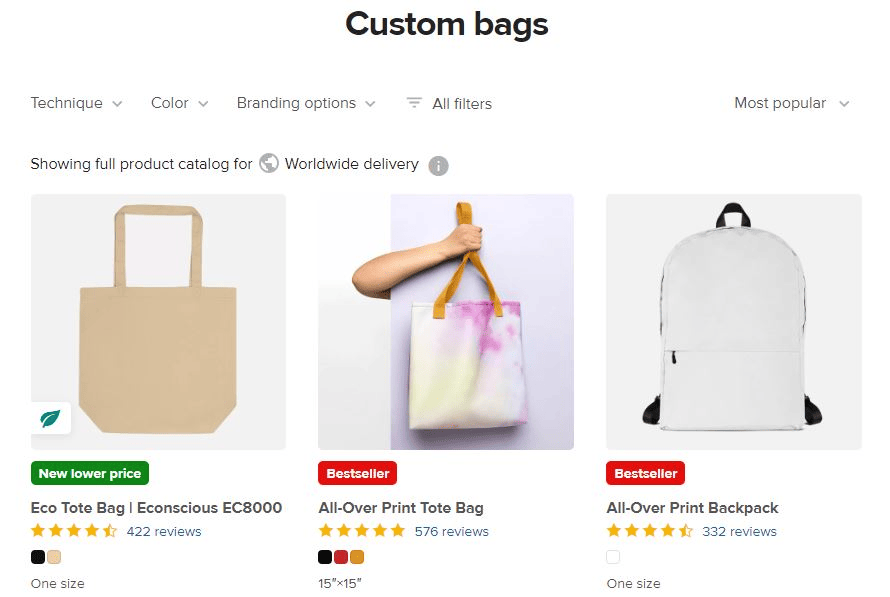 Bags Dropshipping: POD Bags