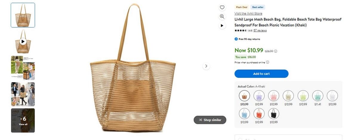 Dropshipping Beach Bags