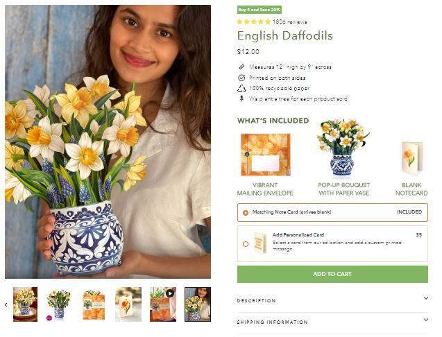 seller's website flower set