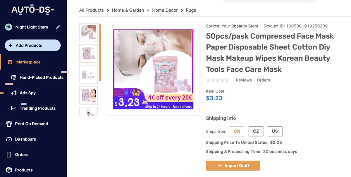 korean beauty products dropship