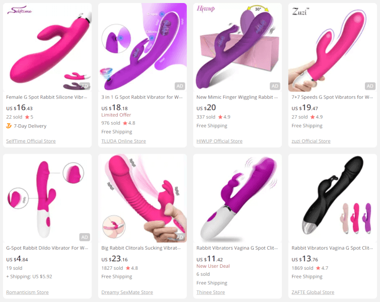 Dropship Female Masturbator Vibrator G-spot Stimulator Sucker