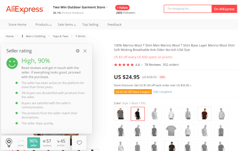 Alitools Shopping Assistant Dropshipping Chrome Extension