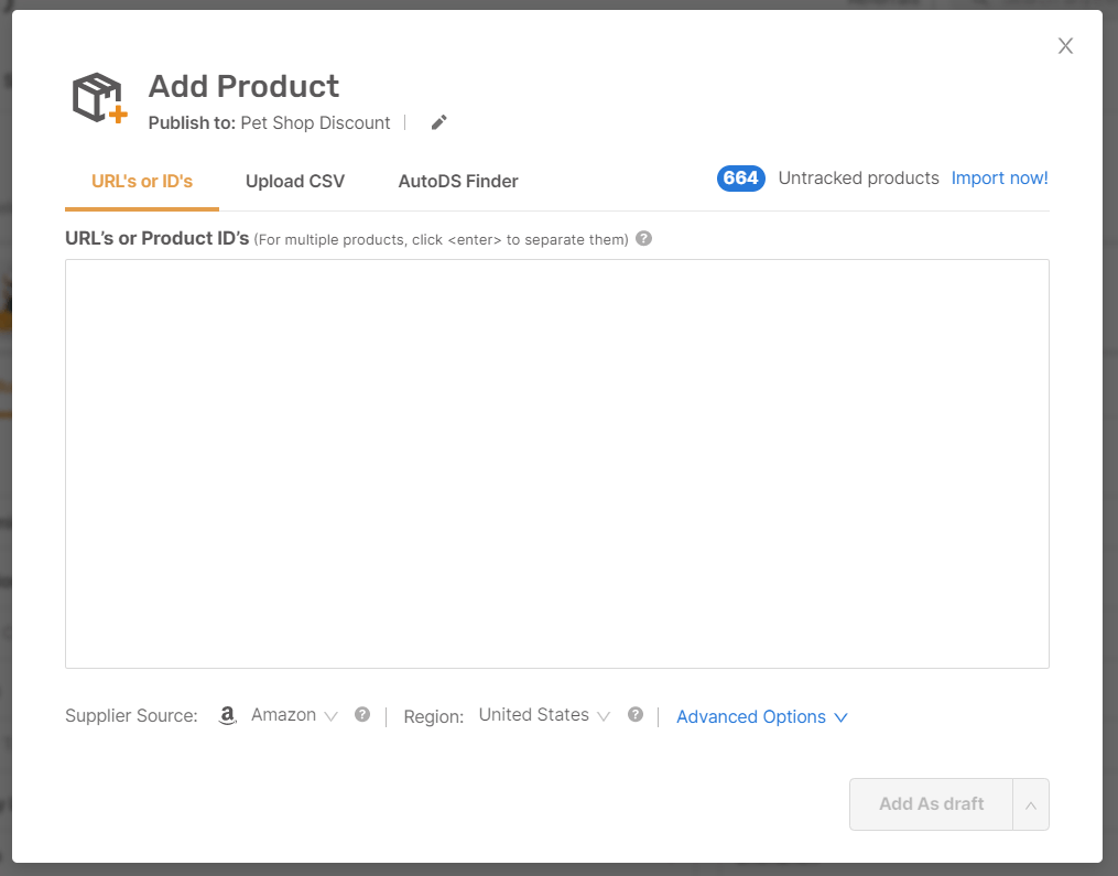 AutoDs Add Product Page