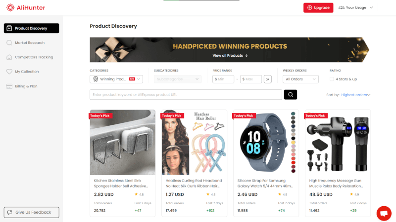 Alihunter dropshipping Chrome Extension