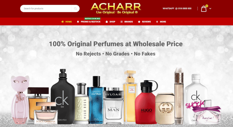 Acharr Perfume Dropshipping Supplier