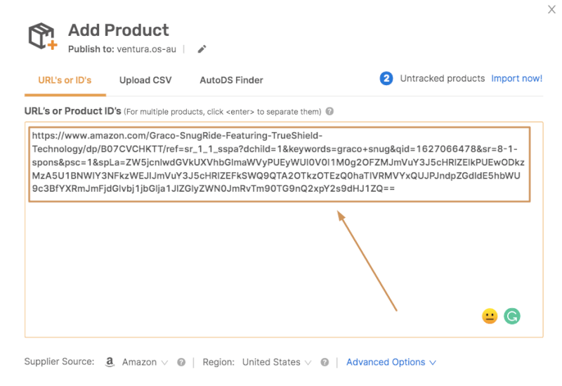 Import Products Using Our Lister