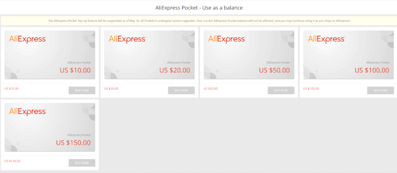 what is AliExpress pocket?