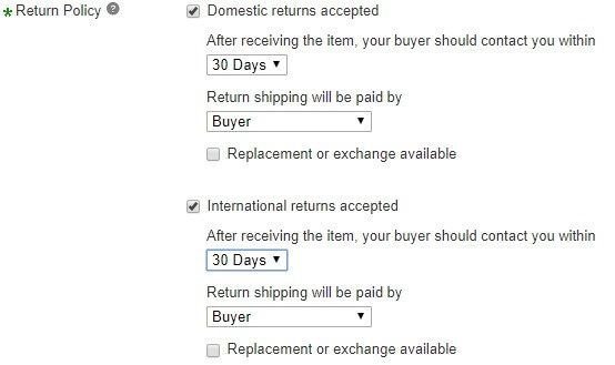 ebay return policy aliexpress dropshipping