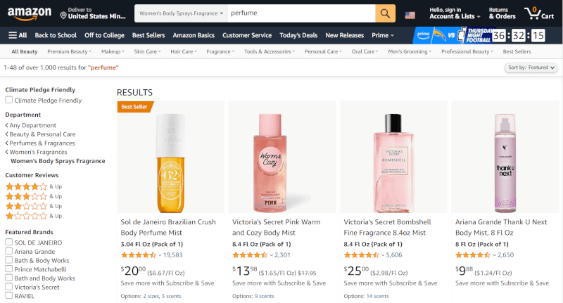 Amazon Perfume Dropshipping Supplier