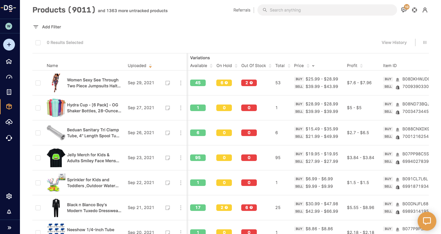 AutoDS Price & Stock Monitoring