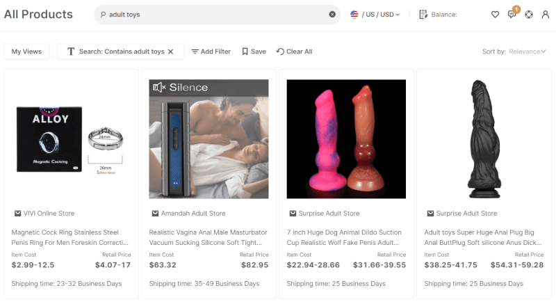 Dropshipping Adult Toys Top Products Suppliers for 2023