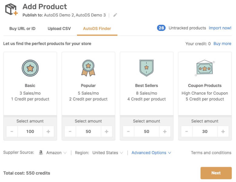 finding best dropshipping products using AutoDS finder