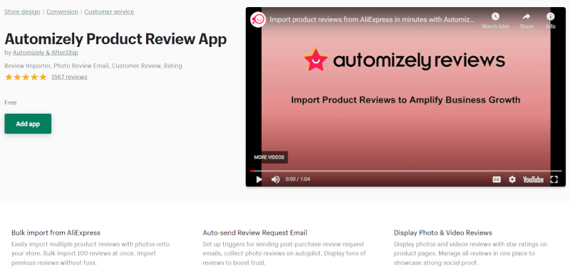 automizely product reviews