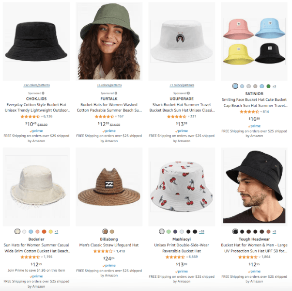 6 Pcs Unisex Print Bucket Hats Reversible Fruit Pattern Fisherman Hats  Summer Beach Bucket Hat for Men Women UV Sun Protection Outdoor