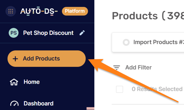 add products to dropship