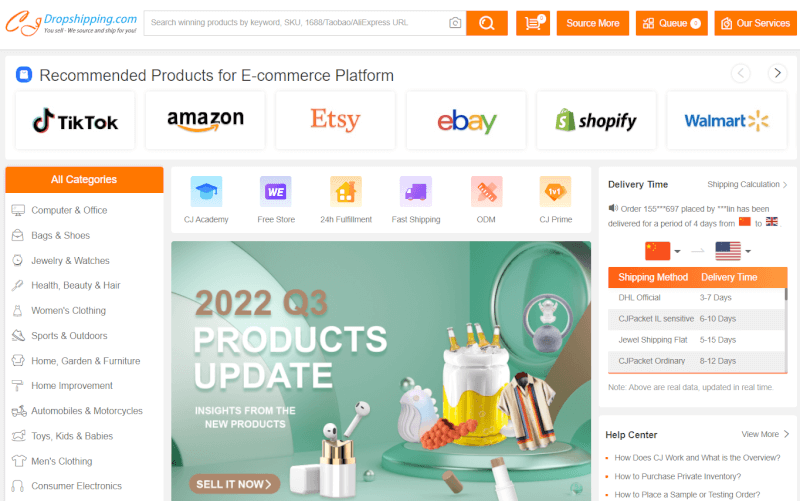CJDropshipping dropshipping suppliers