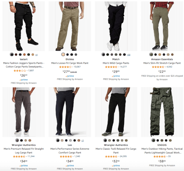 Men's Clothing - Hot Products - Cargo Pants