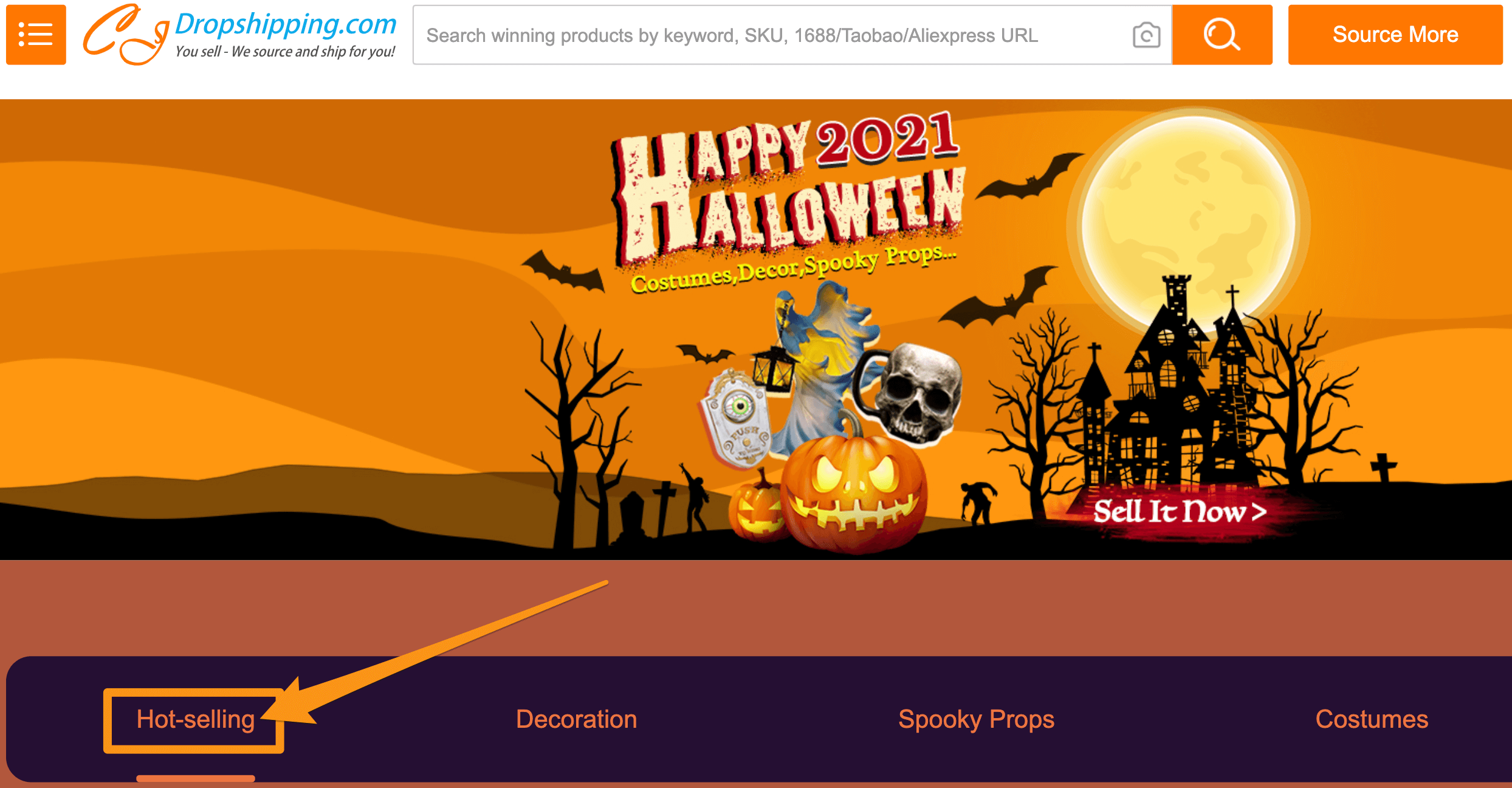 cjdropshipping halloween products