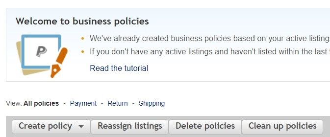 ebay australia business policies