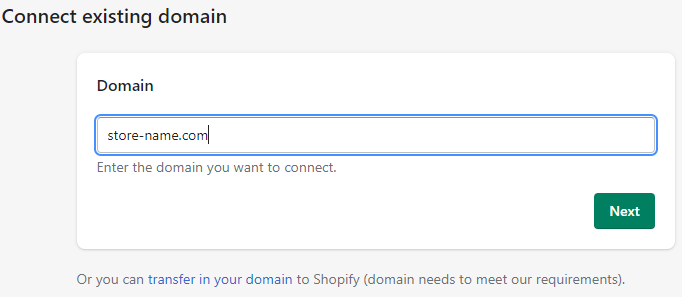How to dropship on Shopify connect your domain