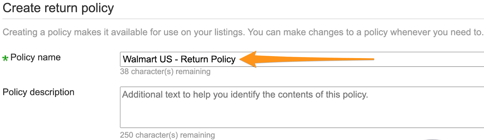 name return policy