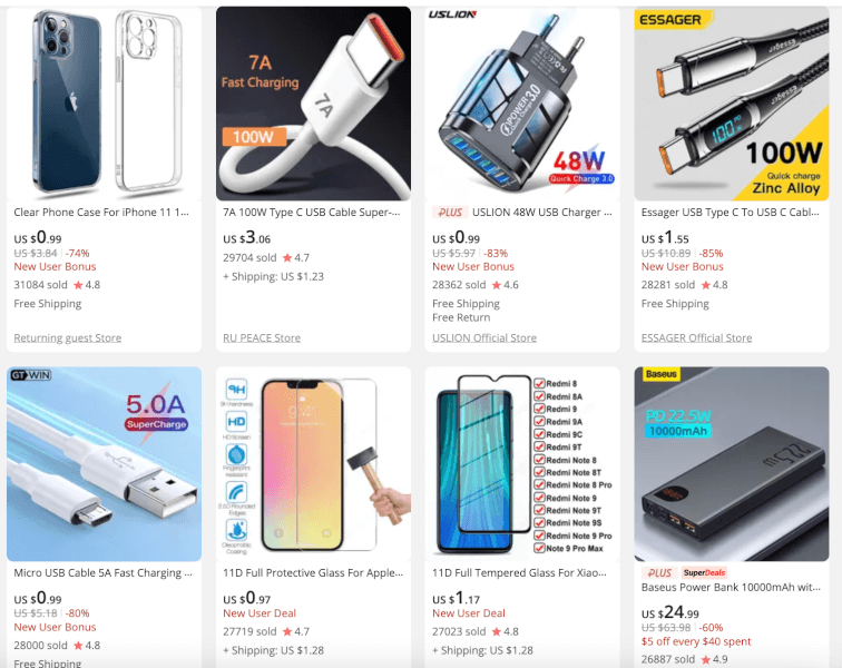Cellphone Accessories best dropshipping categories