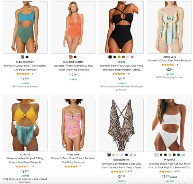 Cut-Out One-Piece Swimsuits online sellers