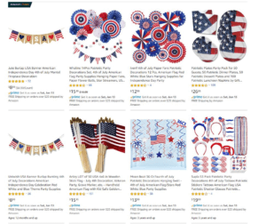patriotic decoration for dropshipping