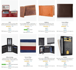 dropshipping wallets on eBay