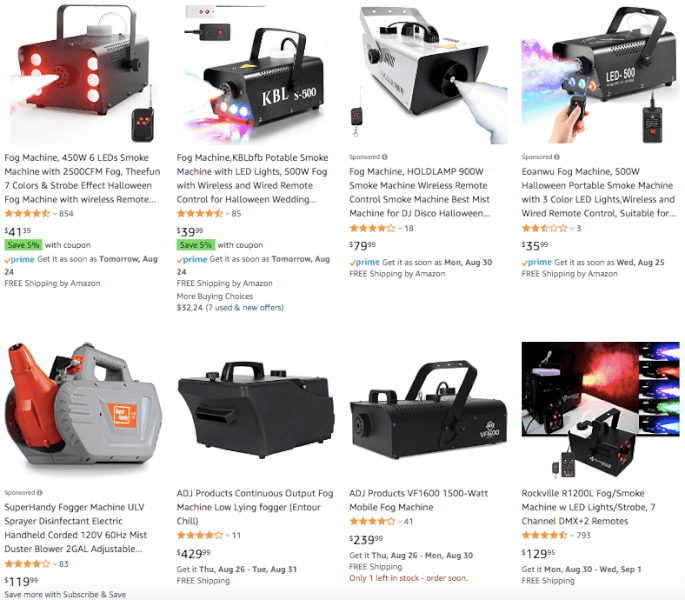 Dropship Classic Fog Machines