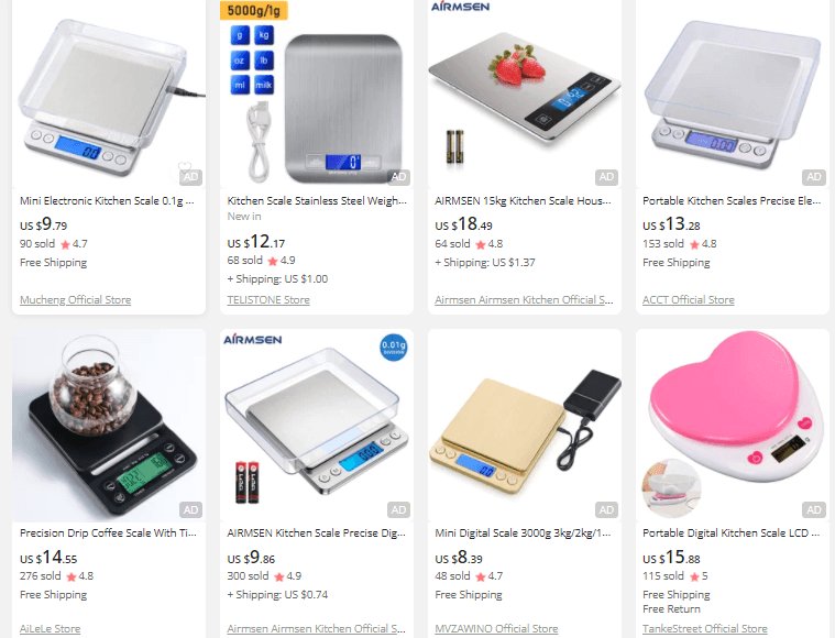 Food Kitchen Scales