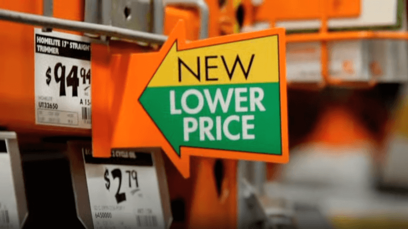 Home Depot full year sales lower