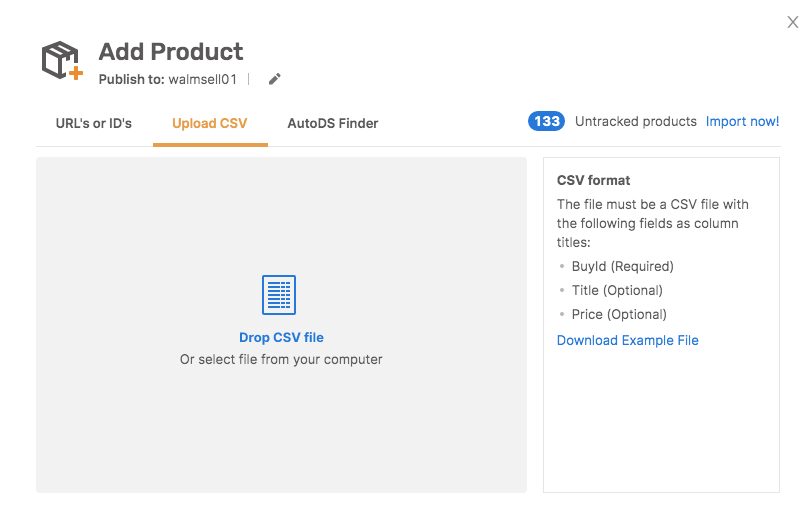 Save Time Importing by CSV File