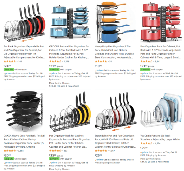 Import & Sell Pot Rack Organizers