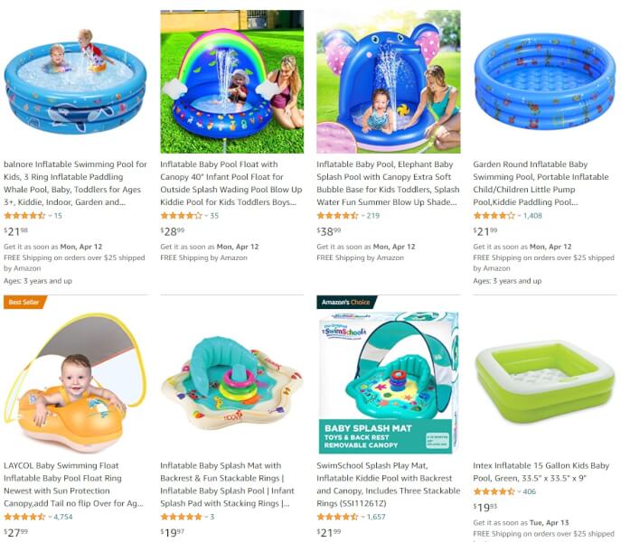 Inflatable Baby Pool summer dropshipping