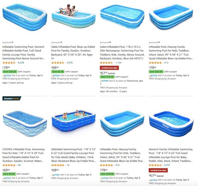 Inflatable Swimming Pool products to sell