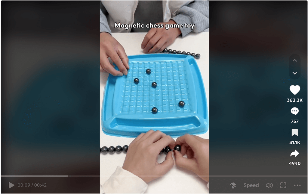 products to dropship magnetic chess game tiktok ad