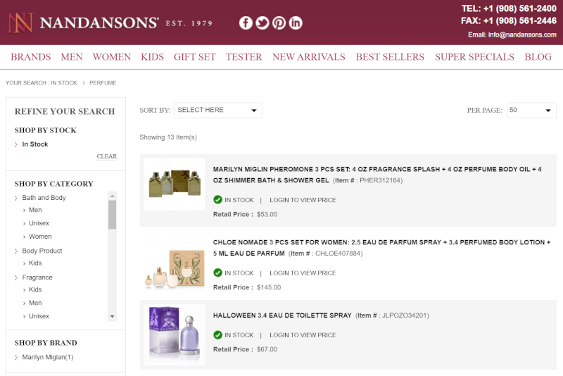 Nandansons Perfume Dropshipping Supplier