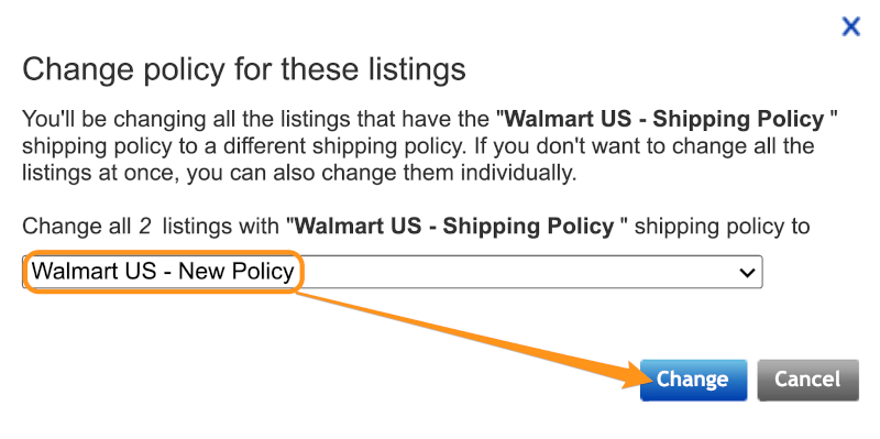 change policy ebay