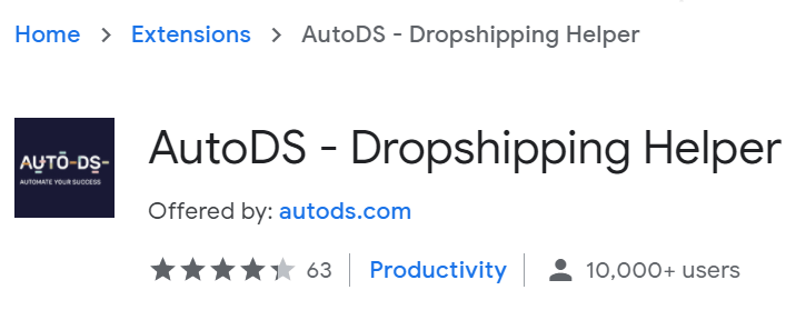 AutoDS dropshipping helper