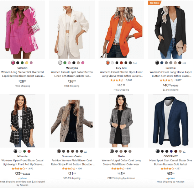 Same Day Delivery Items Prime Blazer Jackets for Women Fashion Dressy Open  Front Cardigan Jacket Casual Long Sleeve Work Office Suit Jacket at   Women's Clothing store