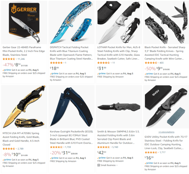 Dropshipping Pocket Knives