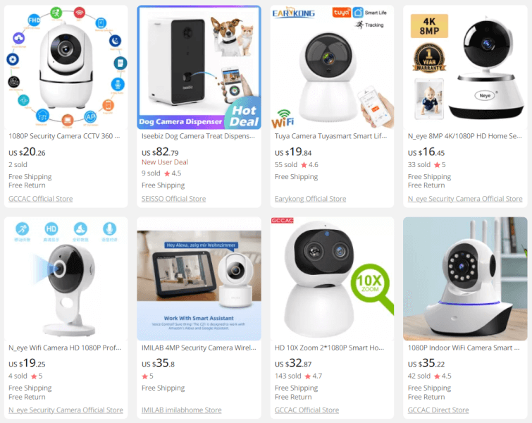 Rotating Wifi Pet Camera Dropshipping