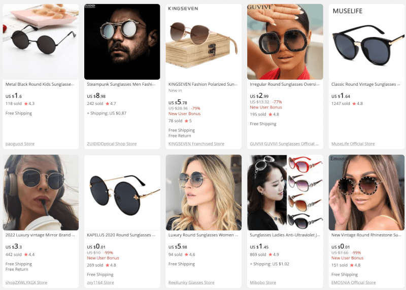 Dropshipping Sunglasses - Best Suppliers & Products