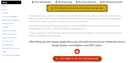 safety technology dropshipping