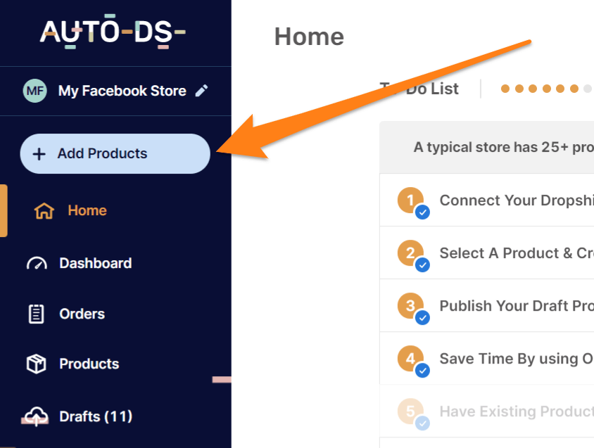 save time importing products with autods