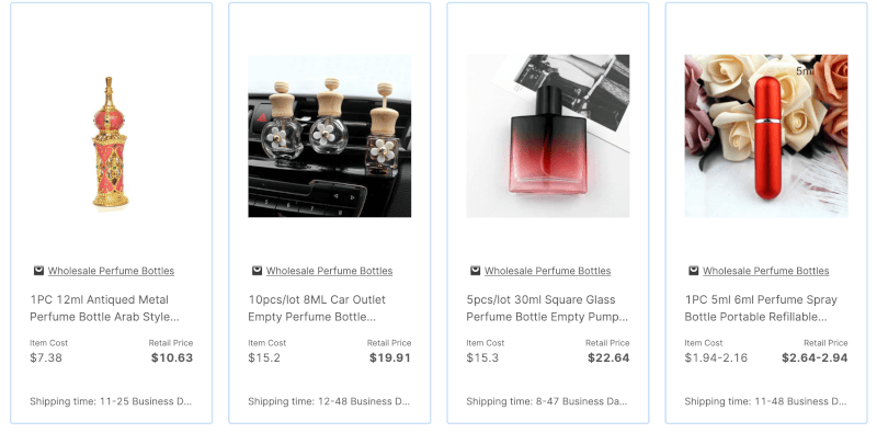 AutoDS perfume dropshipping product research