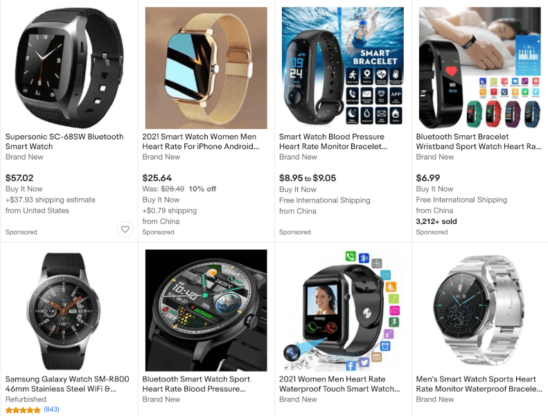 smartwatch dropshipping products