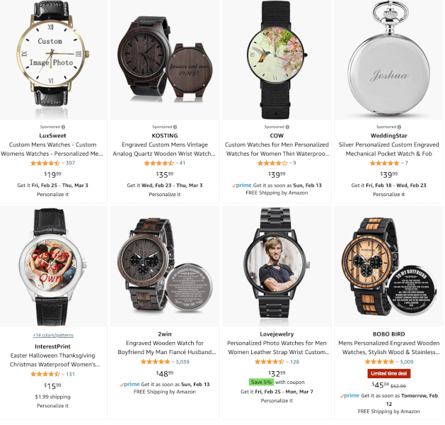 custom watches dropshipping