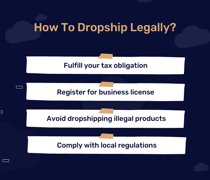 Shopify dropshipping legal